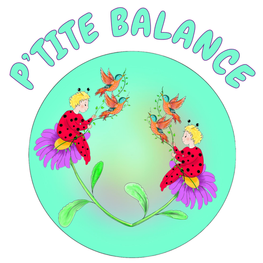 ♎ T-shirt enfant Balance illustré – 100% coton