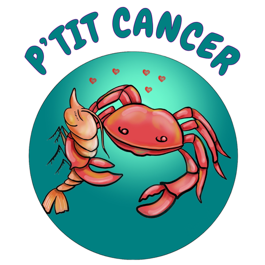 ♋ T-shirt enfant Cancer illustré – 100% coton