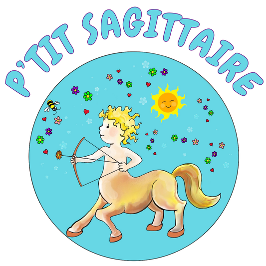♐ T-shirt enfant Sagittaire illustré – 100% coton